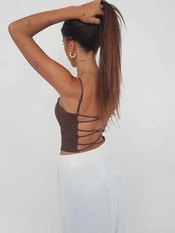 BUNNY TOP // brown