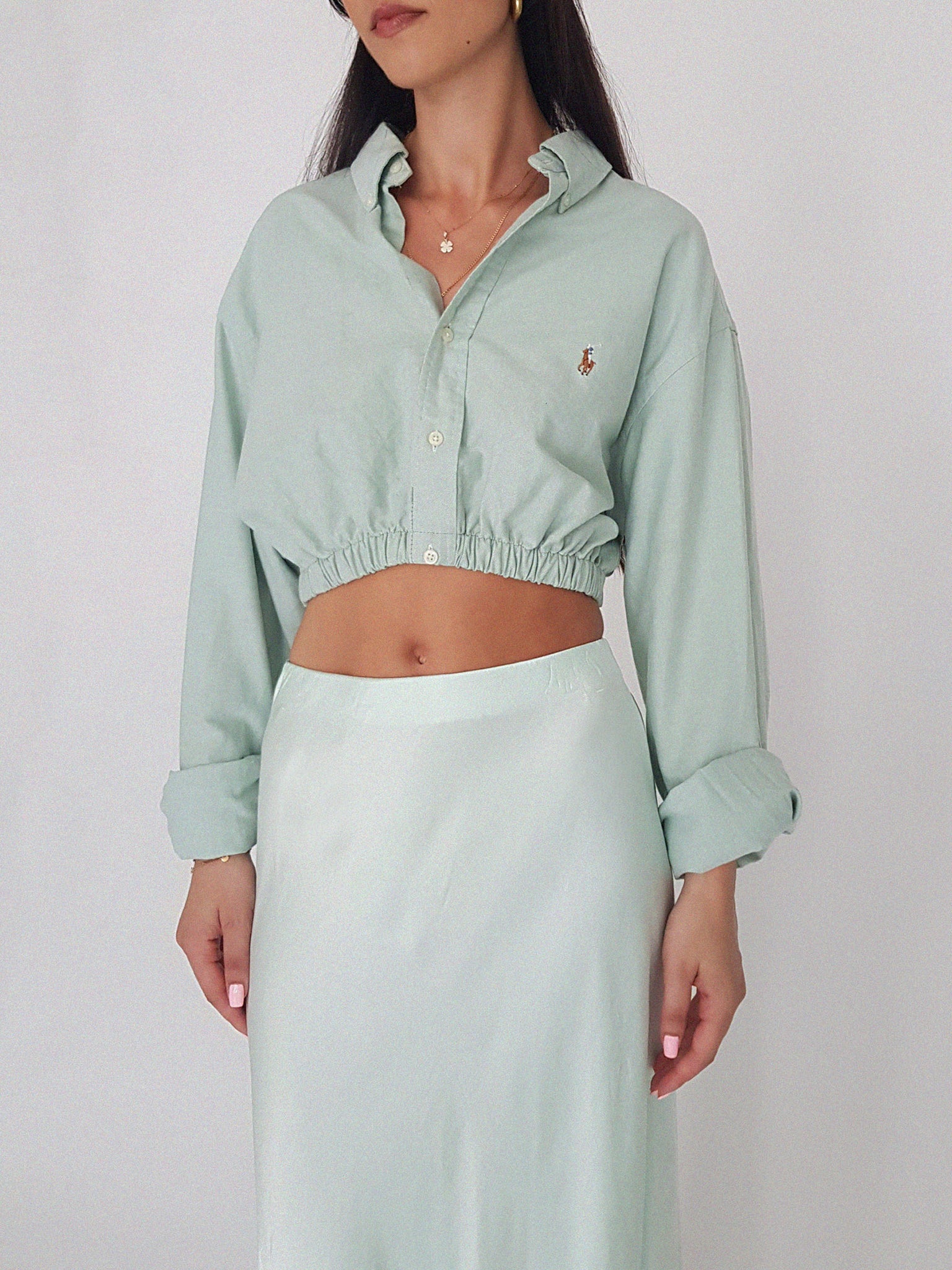 CROPPED RALPH LAUREN //