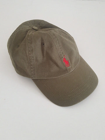 VINTAGE OLIVE CAP / HAT