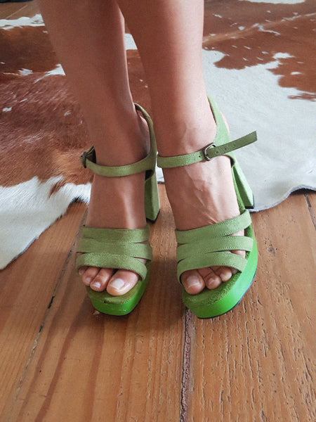 GREEN SANDALS