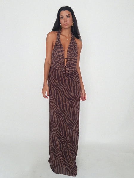 CLEO DRESS // zebra