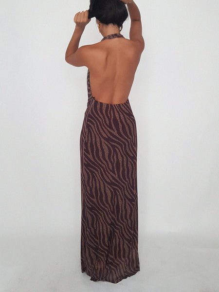 CLEO DRESS // zebra