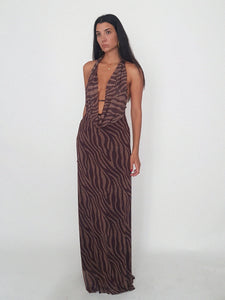 CLEO DRESS // zebra