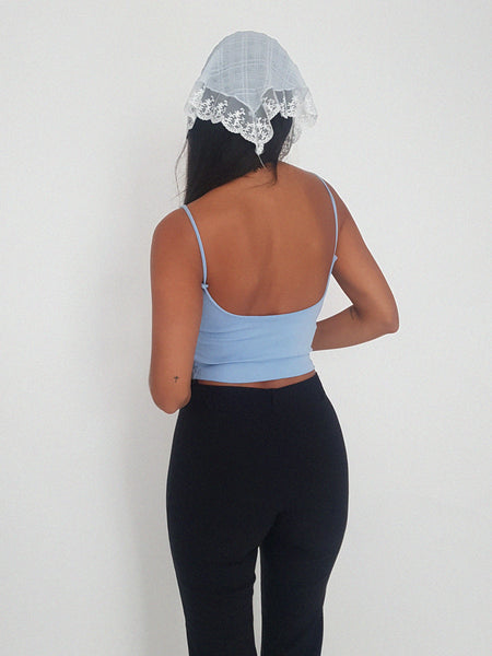 BETTY TOP // blue