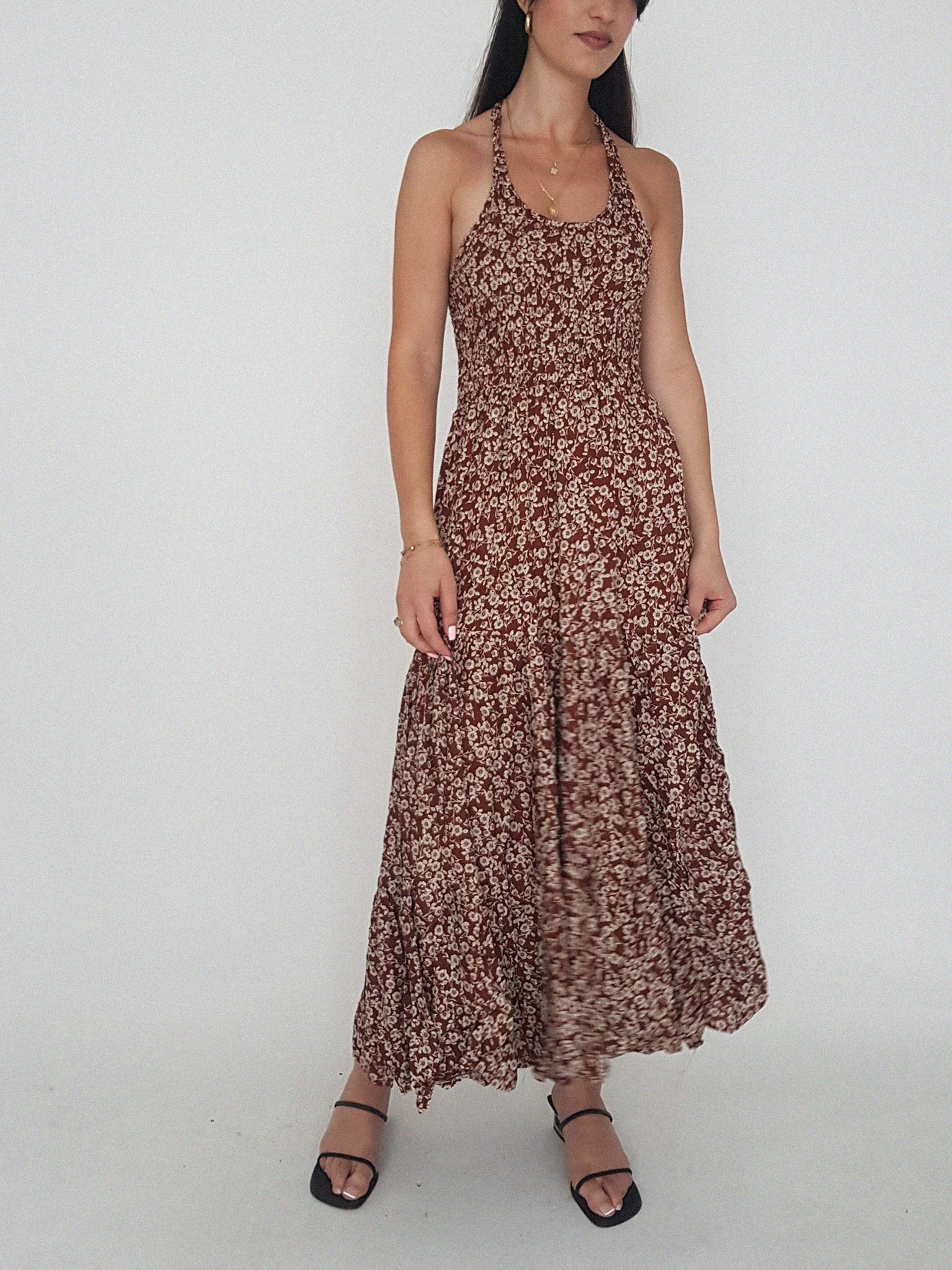 BOONI DRESS  // brown