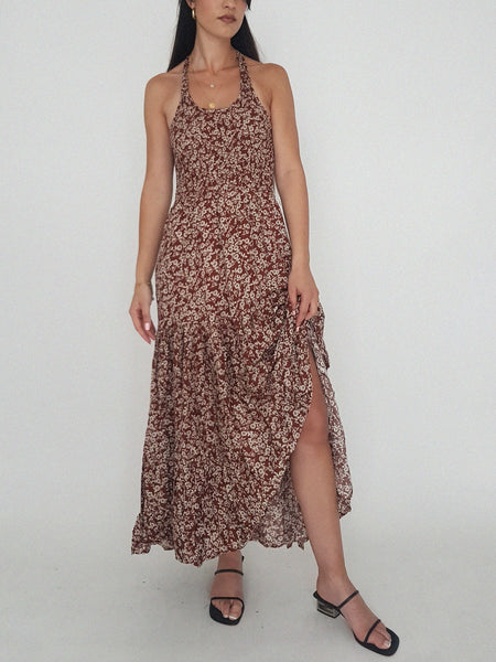 BOONI DRESS  // brown