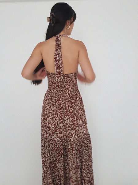 BOONI DRESS  // brown