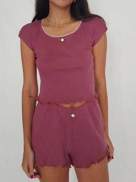 TOP LILAS // aubergine