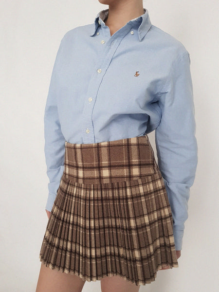 COQUETTE SKIRT // plaid