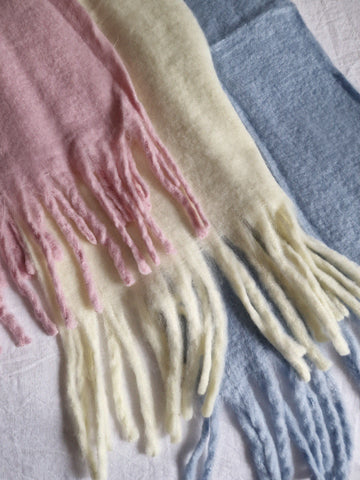 PASTEL WINTER SCARFS