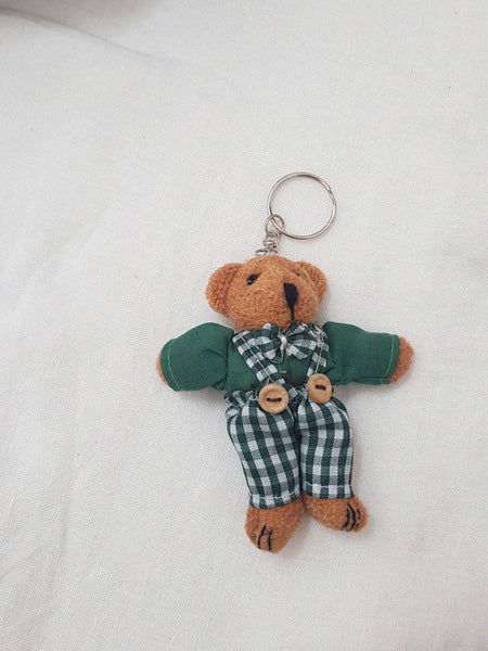 TEDDY KEYCHAIN GREEN