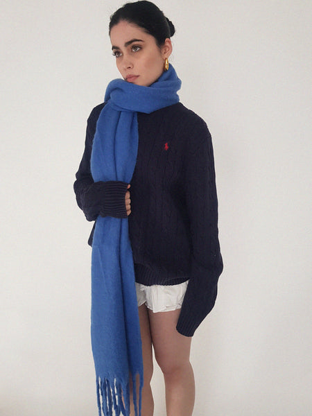 BLUE WINTER SCARF