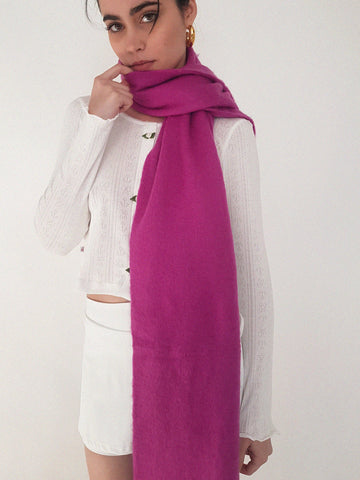 PINK WINTER SCARFS