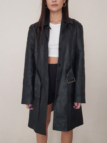 LEATHER COAT // 01